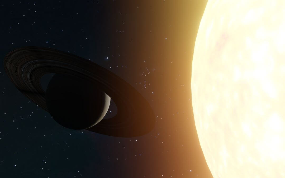 Saturn and the sun